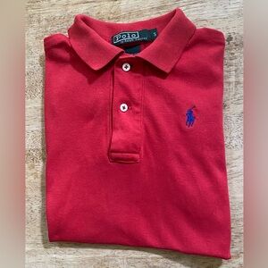 Vintage Polo Ralph‎ Lauren Boys’ Sz S Red Soft Cotton Polo Shirt